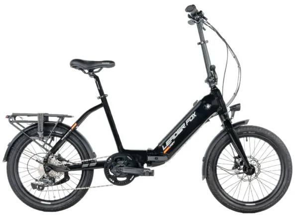 Elektrobicykel Leader Fox E-BIKE 20" URBY-1, BLACK SHINY – Obrázok 7