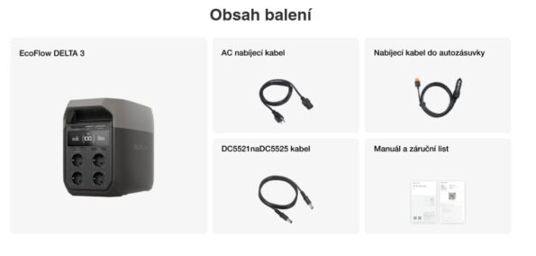 Elektrocentrála EcoFlow DELTA 3 – Obrázok 5