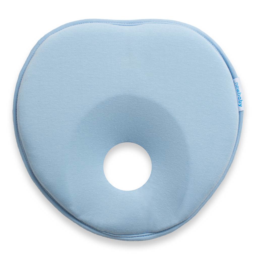 Ergonomicky-dojcensky-vankusik-New-Baby-BASIC-Blue Ergonomický dojčenský vankúšik New Baby BASIC Blue – Obrázok 1