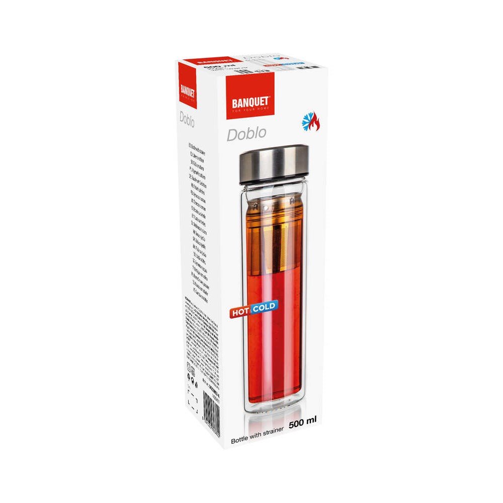 Flasa-Banquet-na-caj-dvojstenna-Doblo-500-ml-so-sitkom Fľaša Banquet na čaj dvojstenná Doblo 500 ml, so sitkom – Obrázok 1