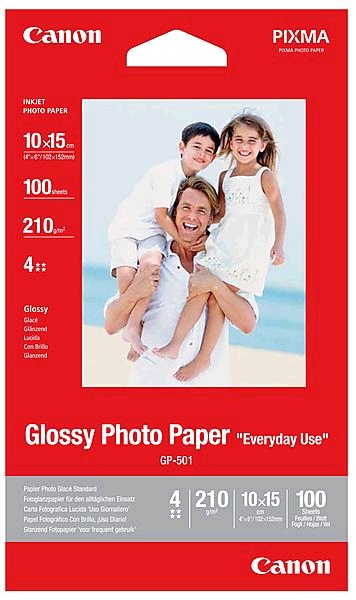 Fotopapier-Canon-GP-501-10x15-leskly-200gm2-100-ks Fotopapier Canon GP-501 10x15 lesklý, 200g/m2, 100 ks – Obrázok 1