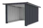 Garáž pre robotickú kosačku G21 88x62x98 cm, antracitová – Obrázok 3