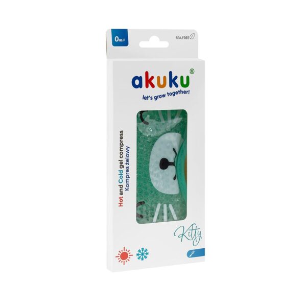 Gélový studený/teplý obklad Akuku Mačka – Obrázok 4
