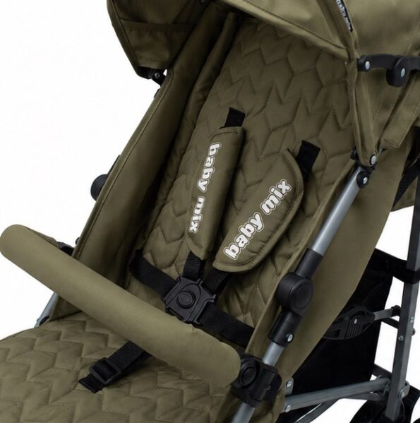 Golfový kočík Olive Baby Mix zelený – Obrázok 4