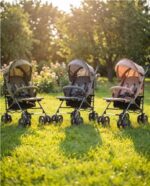 Golfový kočík Olive Baby Mix zelený – Obrázok 9
