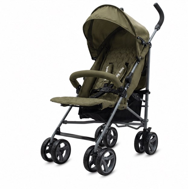 Golfovy-kocik-Olive-Baby-Mix-zeleny Golfový kočík Olive Baby Mix zelený – Obrázok 1