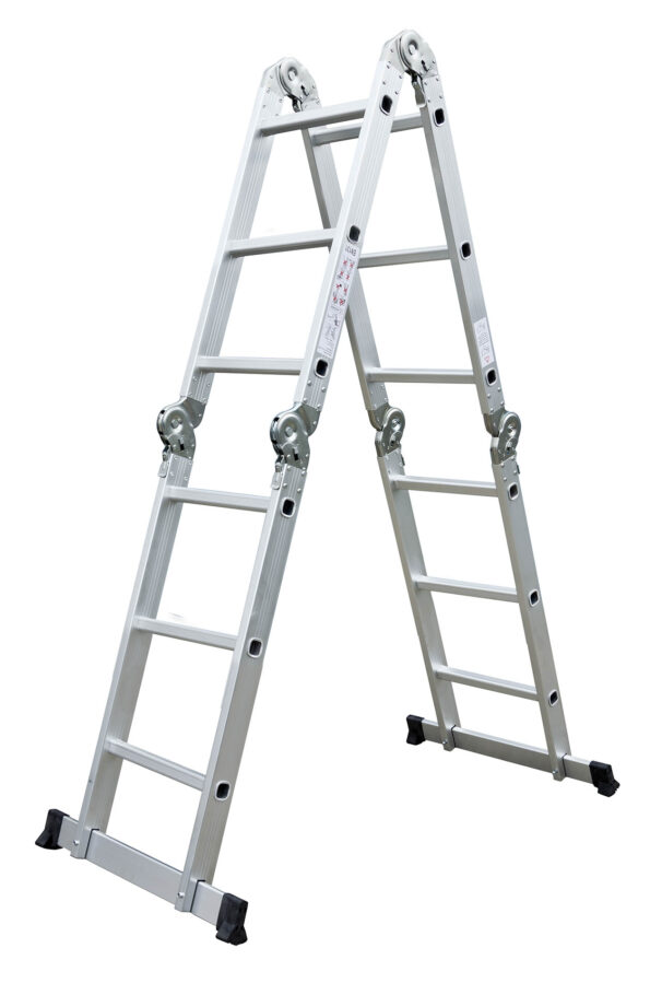 Hliníkový rebrík G21 GA-SZ-4x3-3,7M multifunkčné – Obrázok 2