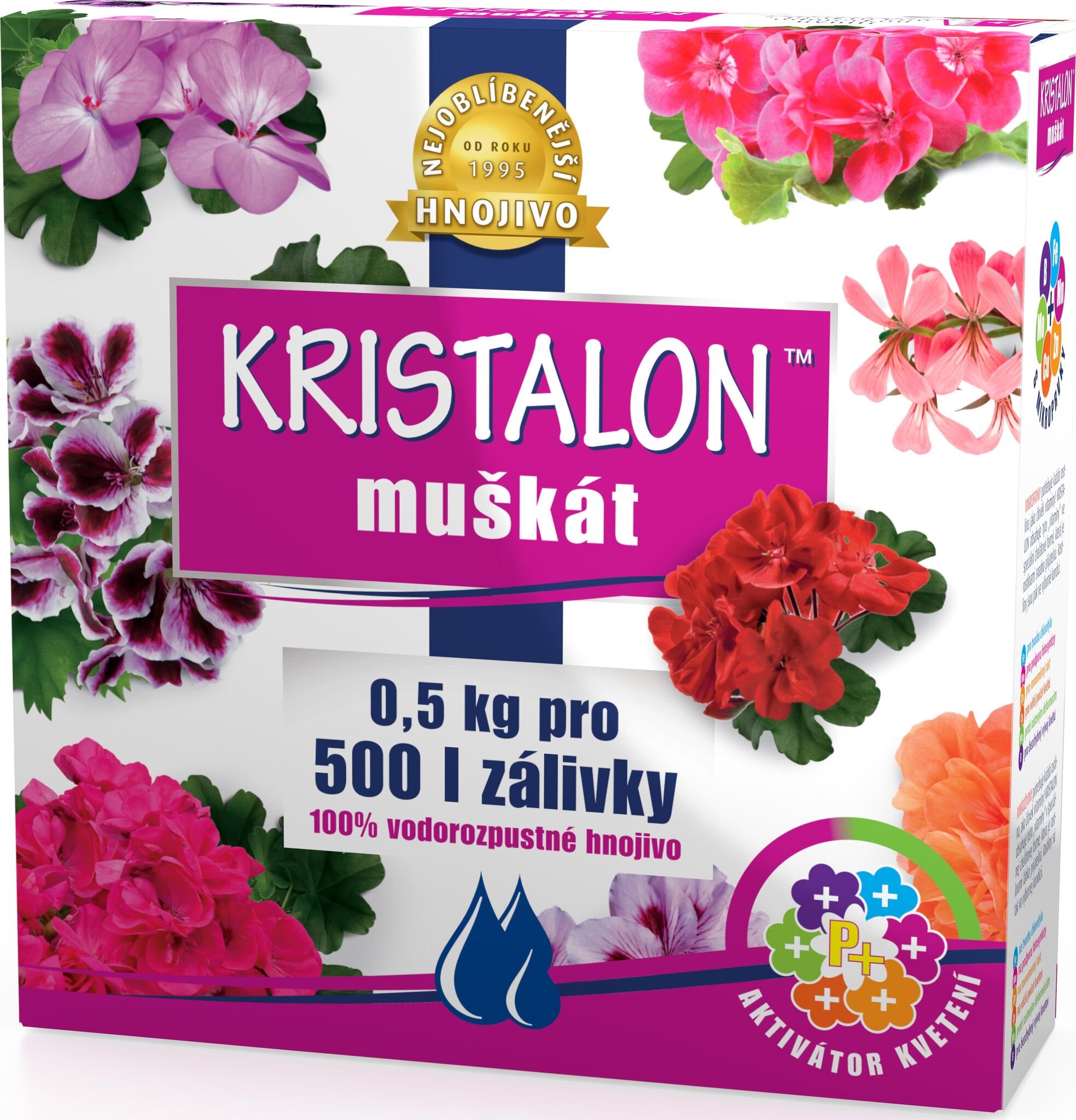 Hnojivo-Agro-Kristalon-Muskat-0.5-kg Hnojivo Agro Kristalon Muškát 0.5 kg – Obrázok 1