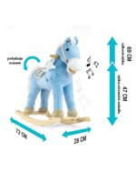 Hojdací koník s melódiou Milly Mally Pony Gray Dot – Obrázok 6