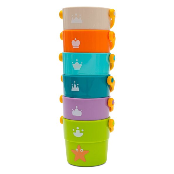 Hracie poháre 6ks Baby Mix – Obrázok 4