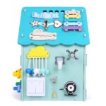 Hračka 2Kids Toys Activity board Domček modrý – Obrázok 4