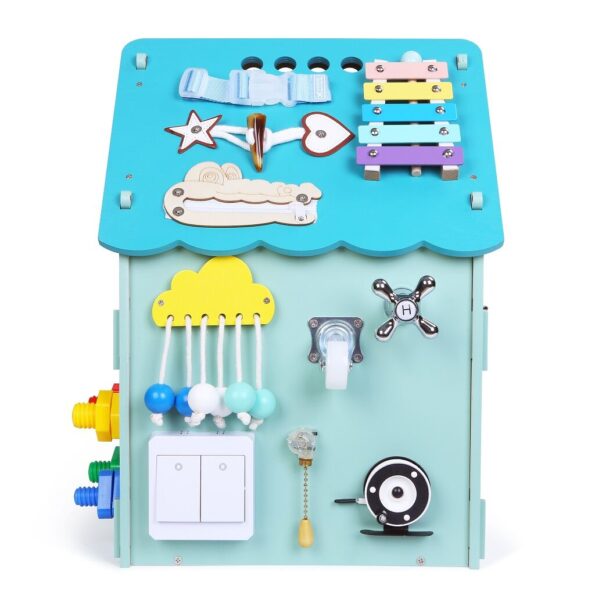 Hračka 2Kids Toys Activity board Domček modrý – Obrázok 4