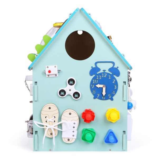 Hračka 2Kids Toys Activity board Domček modrý – Obrázok 6