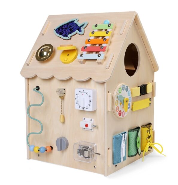 Hračka 2Kids Toys Activity board Domček prírodný – Obrázok 2