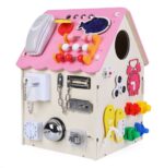 Hračka 2Kids Toys Activity board Domček ružový – Obrázok 2