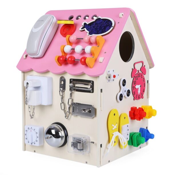 Hračka 2Kids Toys Activity board Domček ružový – Obrázok 2