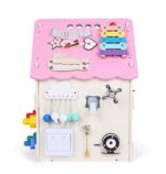 Hračka 2Kids Toys Activity board Domček ružový – Obrázok 4
