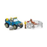Hračka Schleich Terénne auto s vonkajším výbehom pre dinosaura