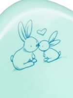 Hrajúci detský nočník Bunny mätový – Obrázok 2