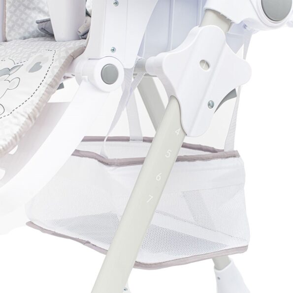 Jedálenská stolička Baby Mix Infant grey – Obrázok 4