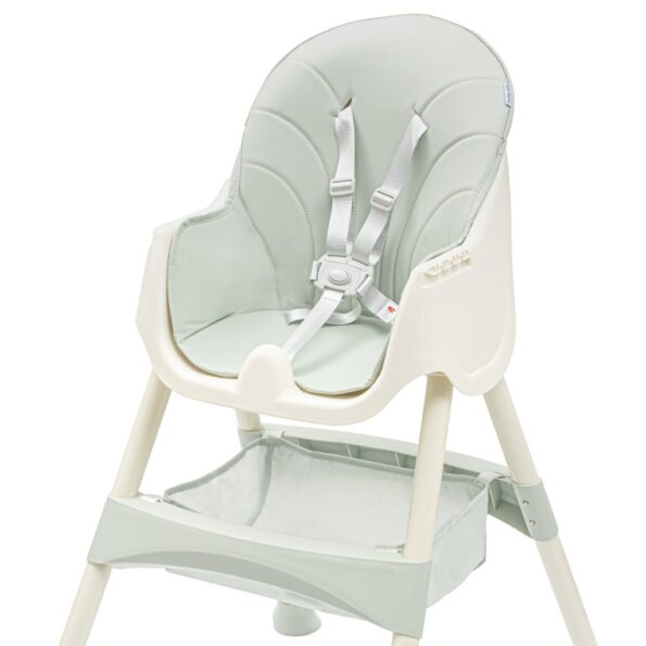 Jedálenská stolička Baby Mix Nora dusty green – Obrázok 2
