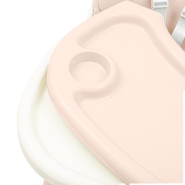 Jedálenská stolička Baby Mix Nora dusty pink – Obrázok 4