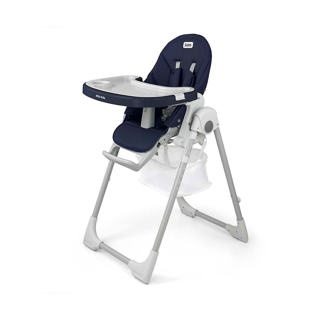 Jedalenska-stolicka-Milly-Mally-Bueno-Navy Jedálenská stolička Milly Mally Bueno Navy – Obrázok 1