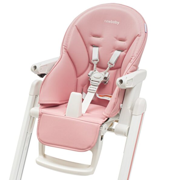 Jedálenská stolička Muka NEW BABY dusty pink – Obrázok 2