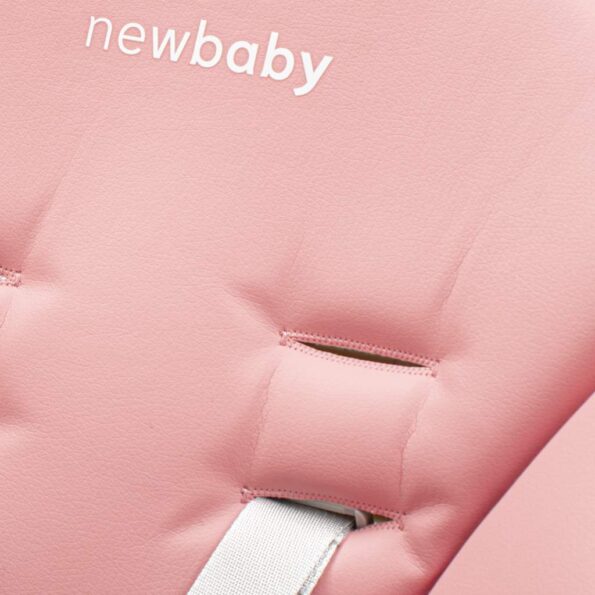 Jedálenská stolička Muka NEW BABY dusty pink – Obrázok 3