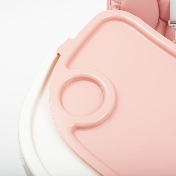 Jedálenská stolička Muka NEW BABY dusty pink – Obrázok 4