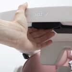 Jedálenská stolička Muka NEW BABY dusty pink – Obrázok 5