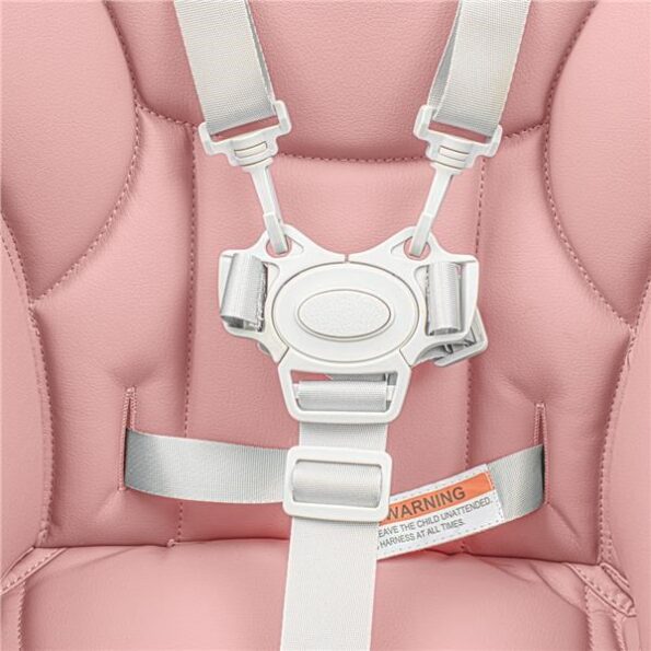 Jedálenská stolička Muka NEW BABY dusty pink – Obrázok 6