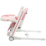 Jedálenská stolička Muka NEW BABY dusty pink – Obrázok 10