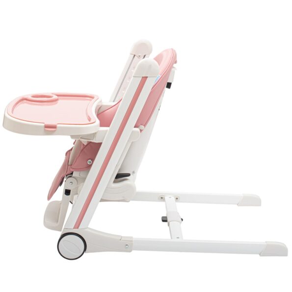 Jedálenská stolička Muka NEW BABY dusty pink – Obrázok 10