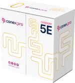 Kábel Conexpro FTP kábel ekonomy vonkajší, CAT5e, PE, 24AWG, 305m, čierny