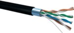 Kábel Conexpro FTP kábel vonkajší, CAT5e, PE, 24AWG, 305m, čierny – Obrázok 3