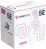Kábel Conexpro UTP kábel ekonomy, CAT5e, LSOH, 24AWG, 305m, biely – Obrázok 2