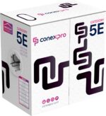 Kábel Conexpro UTP kábel vonkajší, CAT5e, PE, 24AWG, 305m, čierny – Obrázok 2