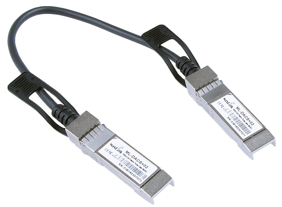 Kabel-Maxlink-10G-SFP-DAC-pasivny-DDM-02m Kábel Maxlink 10G SFP+ DAC, pasívny, DDM, 0,2m – Obrázok 1