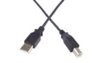 Kábel PremiumCord USB 2.0 A-B pre tlačiarne 1m, čierny – Obrázok 2