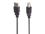 Kábel PremiumCord USB 2.0 A-B pre tlačiarne 1m, čierny – Obrázok 3