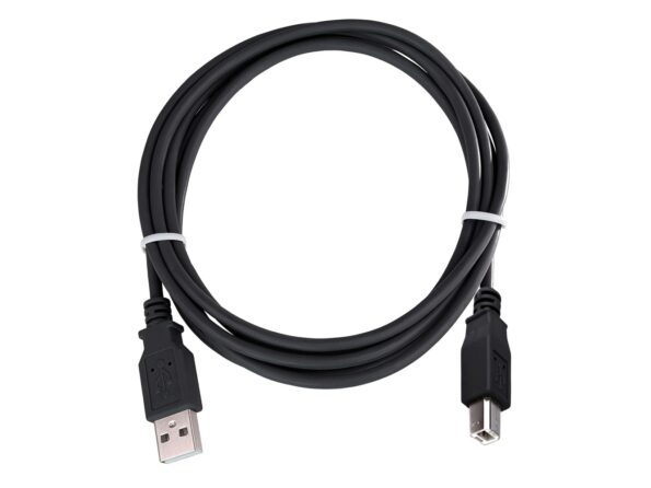 Kábel PremiumCord USB 2.0 A-B pre tlačiarne 1m, čierny – Obrázok 4