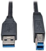 Kábel PremiumCord USB 3.0 A-B pre tlačiarne 0,5m, čierny – Obrázok 3