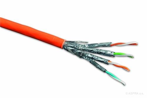 Kabel-Solarix-SSTP-kabel-Cat-7-drat-500m-LSOH-civka Kábel Solarix SSTP kabel Cat 7 drát 500m LSOH - cívka – Obrázok 1