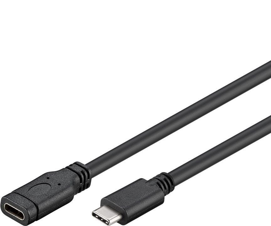 Kabel-USB-C-USB-C-MF-predlzovaci-USB-3.1-generation-1-1m Kábel USB-C - USB-C M/F predlžovací (USB 3.1 generation 1), 1m – Obrázok 1