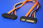Kábel predlžovací k HDD SATA dátový + napájací 0,5m – Obrázok 2