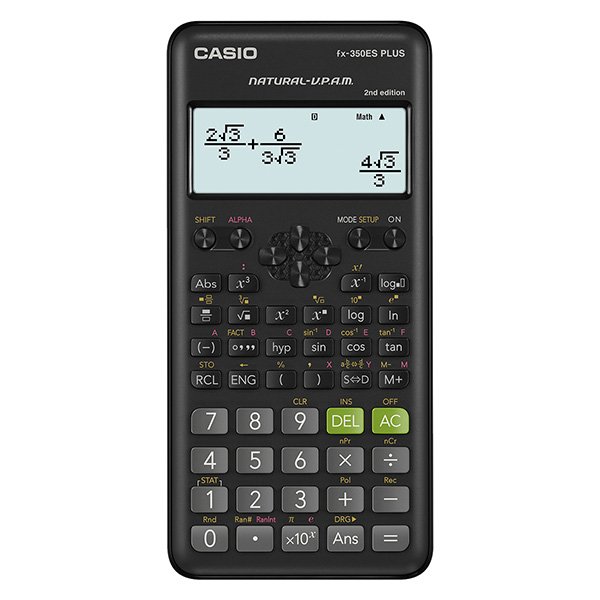 Kalkulacka-Casio-FX-350-ES-PLUS-2E-cierna Kalkulačka Casio FX 350 ES PLUS 2E čierna – Obrázok 1