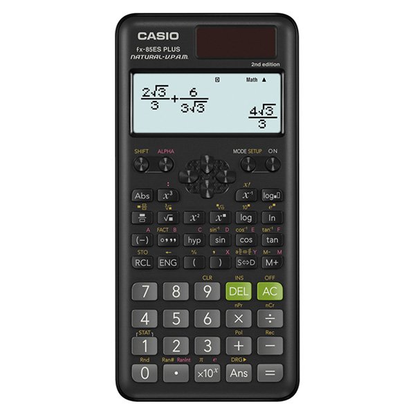 Kalkulacka-Casio-FX-85-ES-Plus-E2-cierna-s-dualnym-napajanim Kalkulačka Casio FX 85 ES Plus E2 čierna, s duálnym napájaním – Obrázok 1