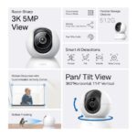 Kamera TP-Link Tapo C230 IP, 5MPx, WiFi, prísvit – Obrázok 3