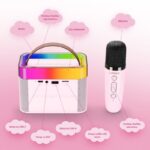 Karaoke set Lamax  KaraokeKid1 Pink – Obrázok 2